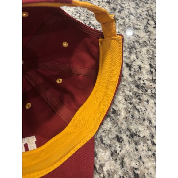 Vintage USC Trojans Sequined Logo Strapback Hat Red Gold by The Game Script - Picture 9 of 9